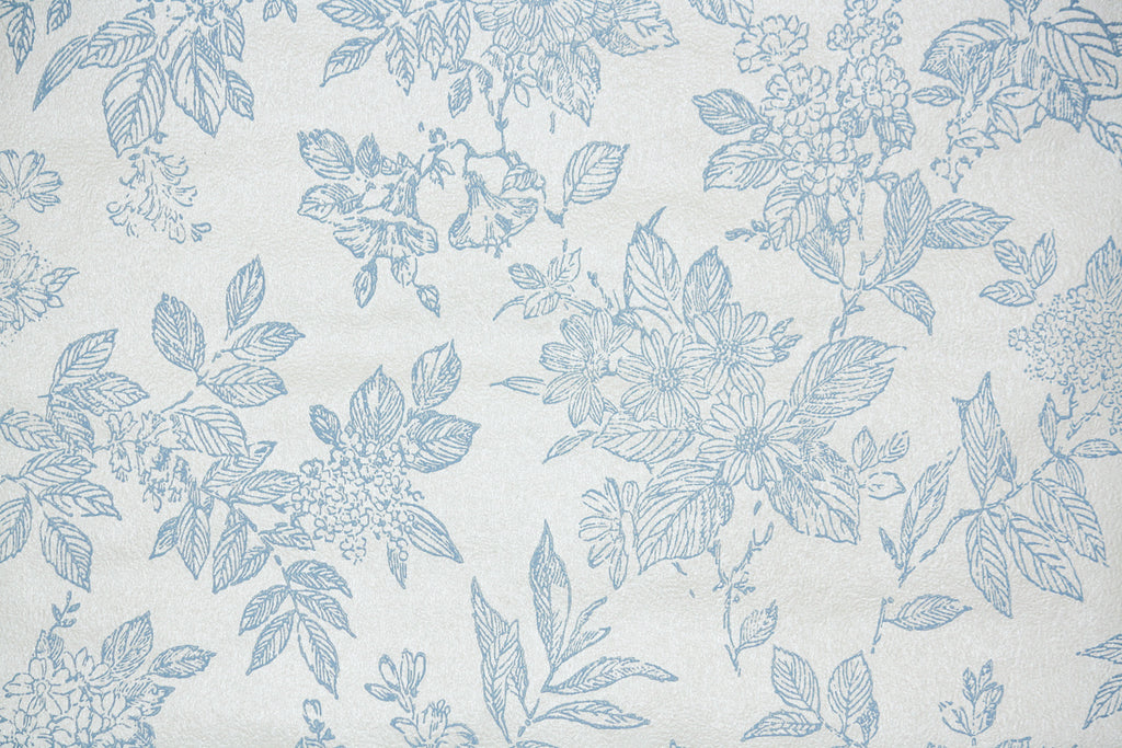 1960s Floral Vintage Wallpaper