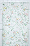 1980s Floral Vintage Wallpaper