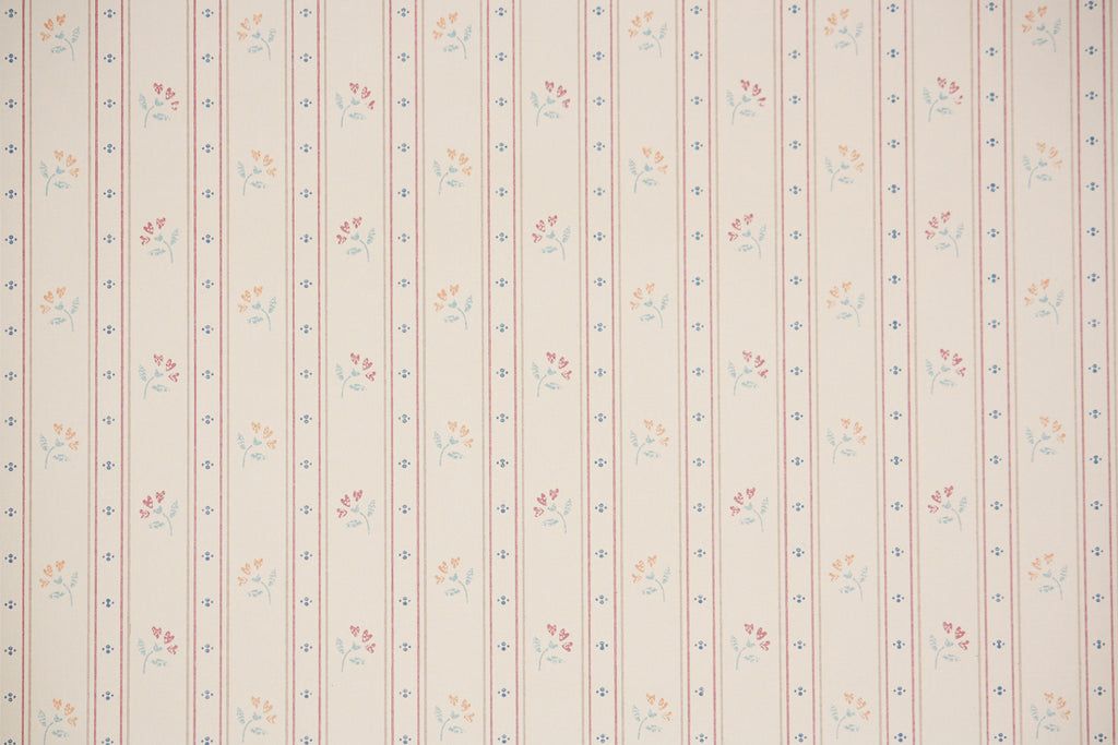 1990s Kitchen Stripe Vintage Wallpaper