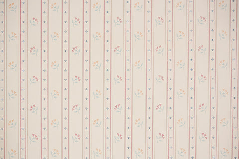 1990s Kitchen Stripe Vintage Wallpaper