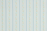 1970s Floral Stripe Vintage Wallpaper