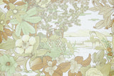 1970s Floral Vintage Wallpaper
