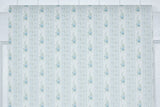 1980s Floral Stripe Vintage Wallpaper