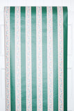 1990s Floral Stripe Vintage Wallpaper