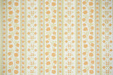 1970s Floral Stripe Vintage Wallpaper