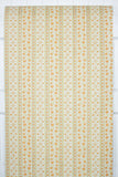 1970s Floral Stripe Vintage Wallpaper