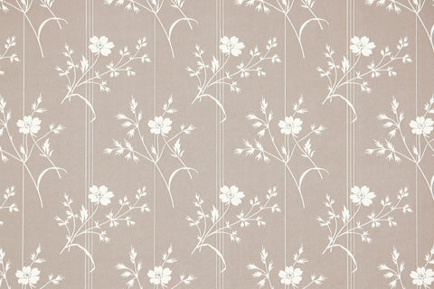 1980s Floral Vintage Wallpaper