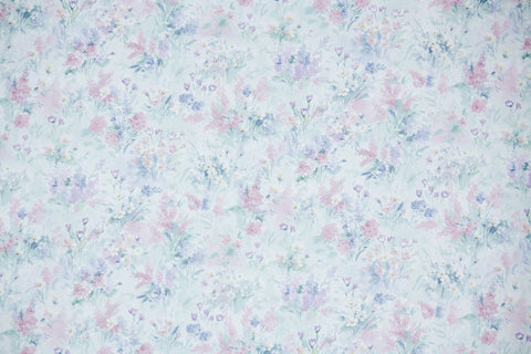 1980s Floral Vintage Wallpaper