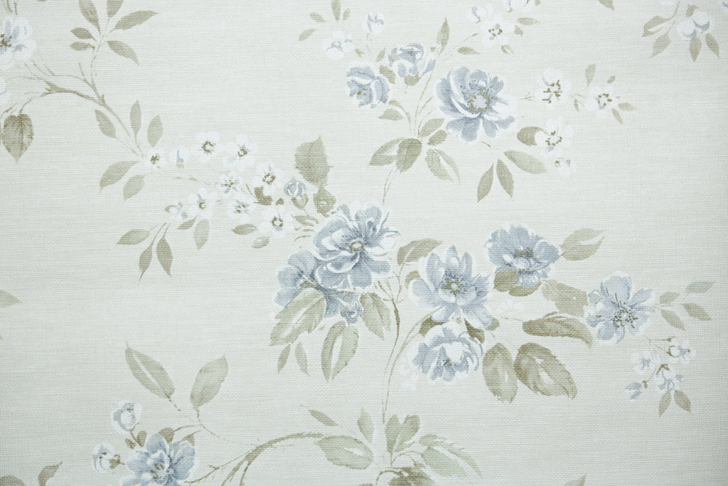 1980s Floral Vintage Wallpaper
