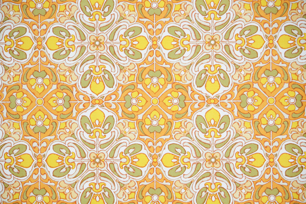 1970s Geometric Vintage Wallpaper