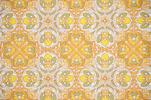 1970s Geometric Vintage Wallpaper