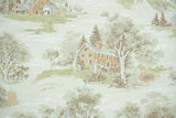 1960s Scenic Vintage Wallpaper