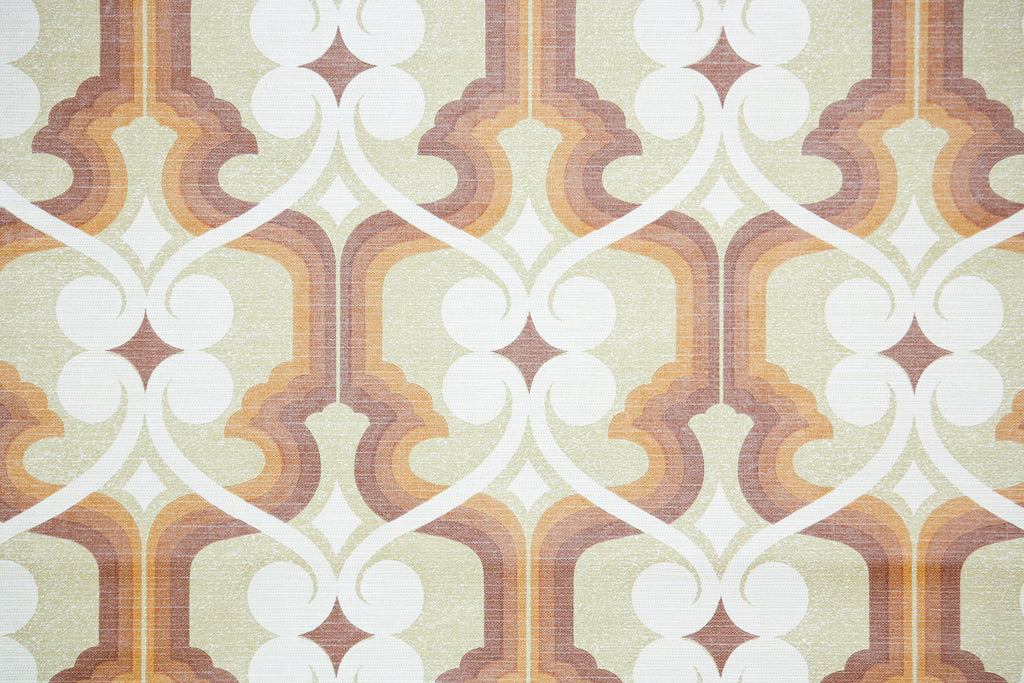 1970s Geometric Vintage Wallpaper