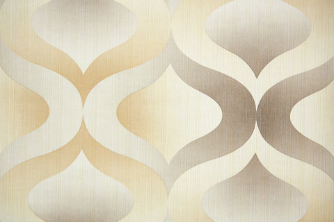 1970s Geometric Vintage Wallpaper
