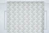 1980s Floral Sripe Vintage Wallpaper