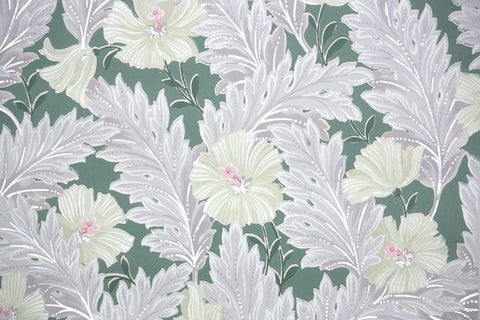 1950s Botanical Vintage Wallpaper