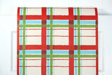 1970s Plaid Vintage Wallpaper