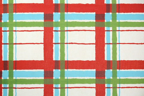 1970s Plaid Vintage Wallpaper