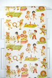 1970s Childrens Vintage Wallpaper
