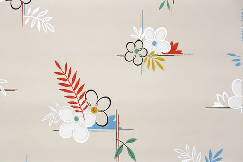 1940s Kitchen Vintage Wallpaper