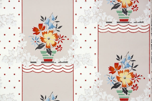 1950s Kitchen Vintage Wallpaper