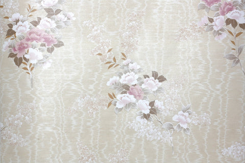 1980s Floral Vintage Wallpaper
