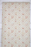 1960s Floral Vintage Wallpaper