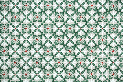 1940s Geometric Vintage Wallpaper