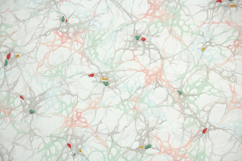 1940s Faux Marble Vintage Wallpaper