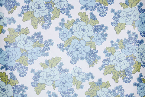 1970s Floral Vintage Wallpaper
