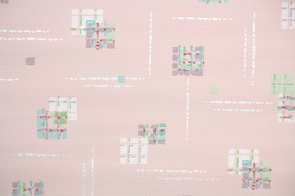 1930s Geometric Vintage Wallpaper