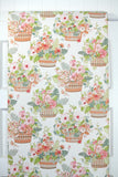 1970s Floral Vintage Wallpaper