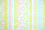 1960s Floral Vintage Wallpaper