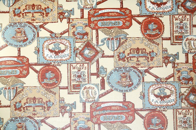 1970s Novelty Vintage Wallpaper