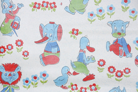 1970s Childrens Vintage Wallpaper