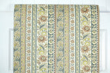 1970s Floral Stripe Vintage Wallpaper