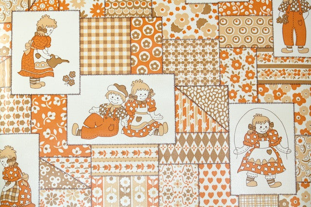 1970s Childrens Vintage Wallpaper