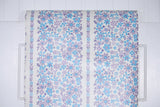 1970s Floral Stripe Vintage Wallpaper