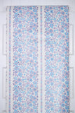 1970s Floral Stripe Vintage Wallpaper