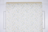 1980s Floral Stripe Vintage Wallpaper