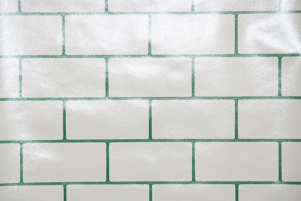 1940s Faux Tile Vintage Wallpaper