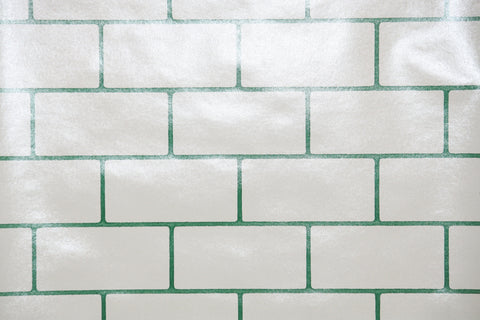 1940s Faux Tile Vintage Wallpaper