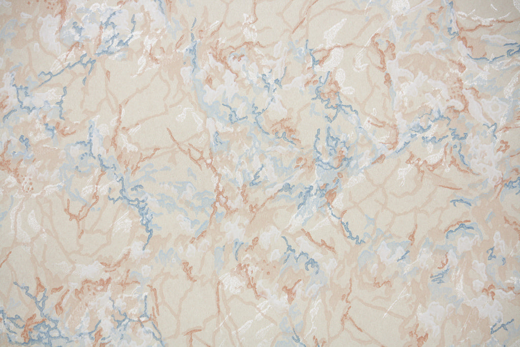1940s Faux Marble Vintage Wallpaper