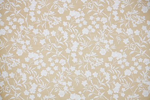 1980s Floral Vintage Wallpaper