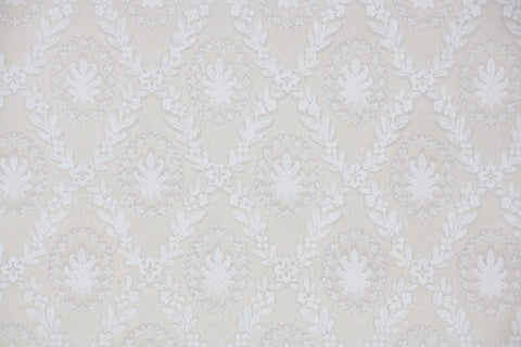 1960s Damask Vintage Wallpaper
