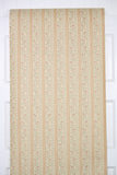 1970s Floral Stripe Vintage Wallpaper