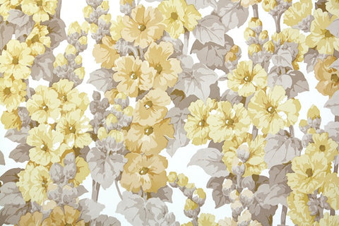 1970s Floral Vintage Wallpaper