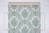 1950s Floral Damask Vintage Wallpaper