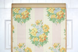 1940s Floral Vintage Wallpaper