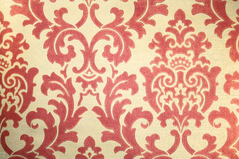 1970s Damask Vintage Wallpaper